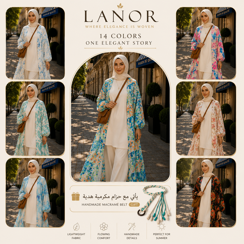 LANOR Floral Summer Cardigan – 14 Colors