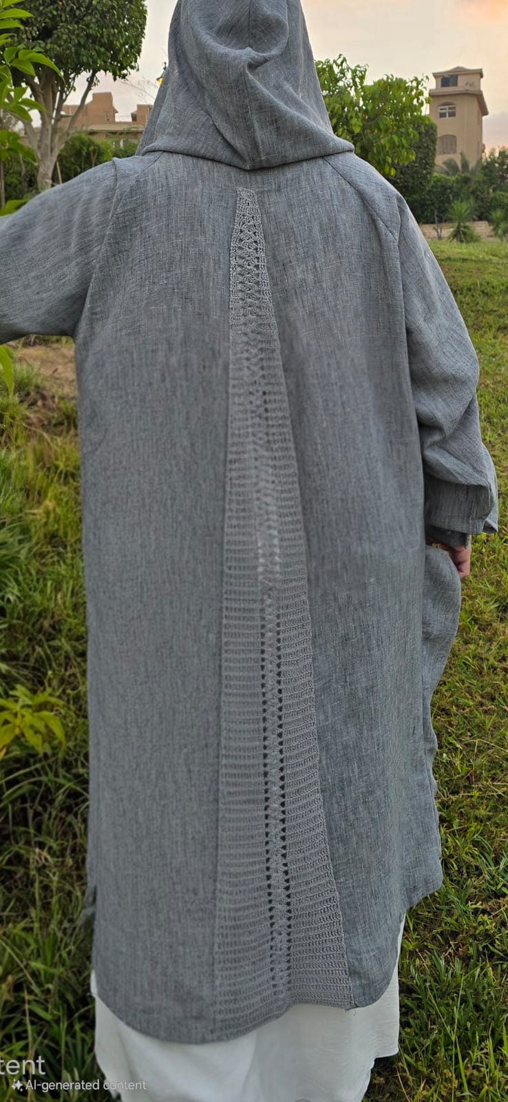 Elegant Linen Cardigan - كارديجان من الكتان الأنيق