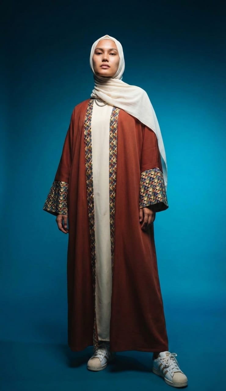 Elegant TR Kaftan (Free Macramé Belt Included قفطان  راقي (+ حزام مكرمية هدية)